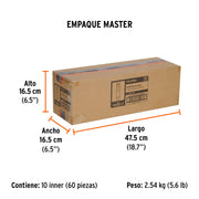 Cortaúñas 2 1/2' acero inoxidable, TRUPER