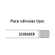 Inflador de cabeza doble, cuerda 1/4' NPT, TRUPER