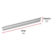 Varilla roscada de 1 m x 1/2', FIERO