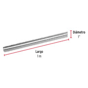 Varilla roscada de 1 m x 1', FIERO