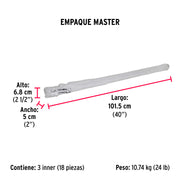 Varilla roscada de 1 m x 7/16', FIERO