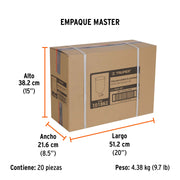 Vaso plástico de repuesto para PIPI-401/402/403, TRUPER