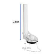 Válvula de descarga 2' para WC de 1pieza, cadena inox, FOSET