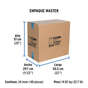 Válvula admisión tanque bajo, altura ajustable 24.5 a 37.5cm