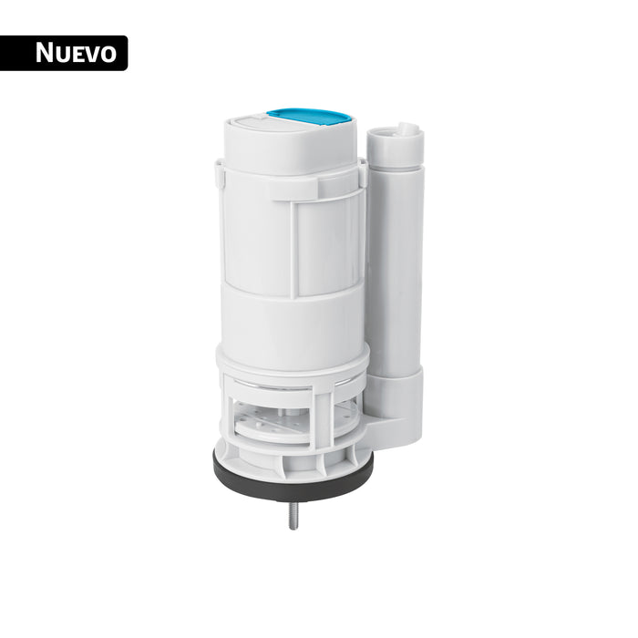 Válvula descarga dual 2' para WC de 1 pieza, sin botón dual
