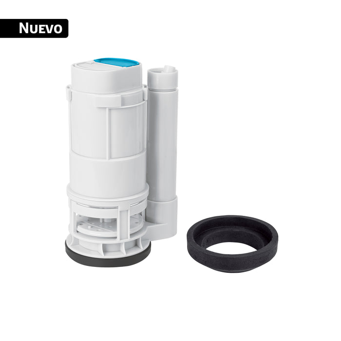 Válvula descarga dual 3' para WC de 2 piezas, sin botón dual