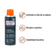Lubricante seco PTFE en aerosol 240 ml, TRUPER