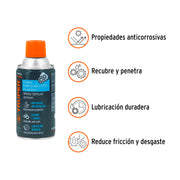 Grasa blanca de litio en aerosol 295 ml, TRUPER
