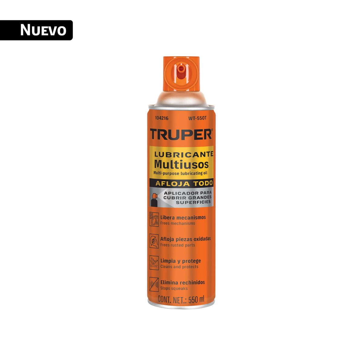 Lubricante multiusos aerosol para grandes superficies 550 ml