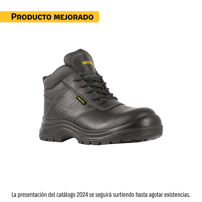 Bota de seguridad negra, #29, casquillo de composite, PRETUL