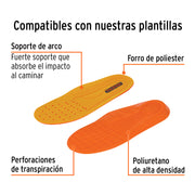 Bota de seguridad negra, #27 casquillo de aramida, TRUPER