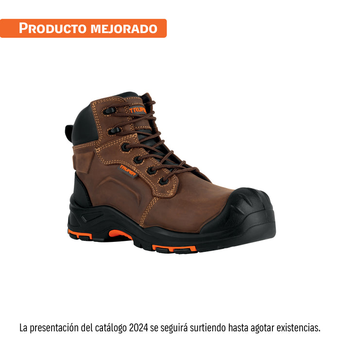 Bota de seguridad café, #29 casquillo de aramida, TRUPER