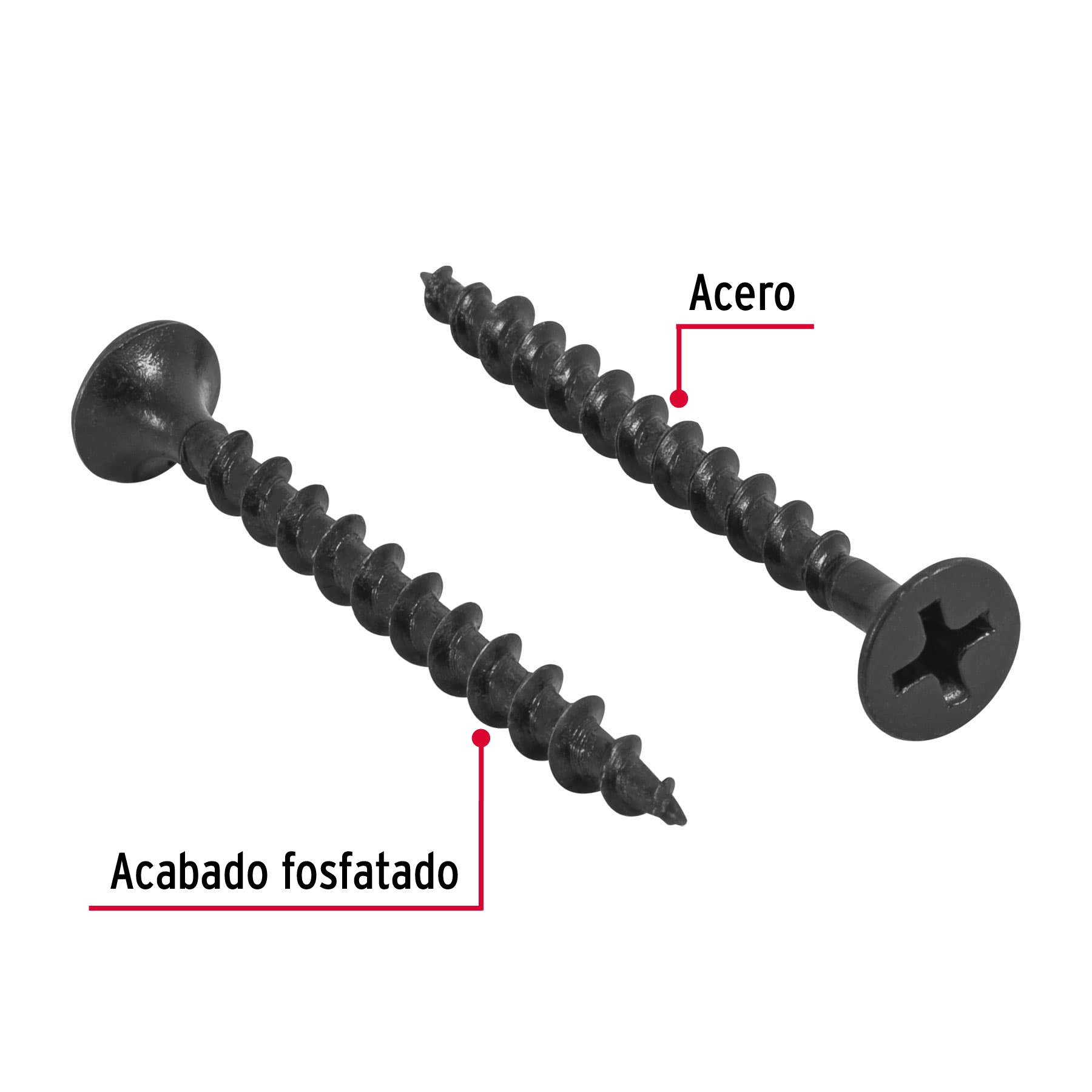 100 pijas #14 x 1-1/2'cabeza plana phillips multiusos