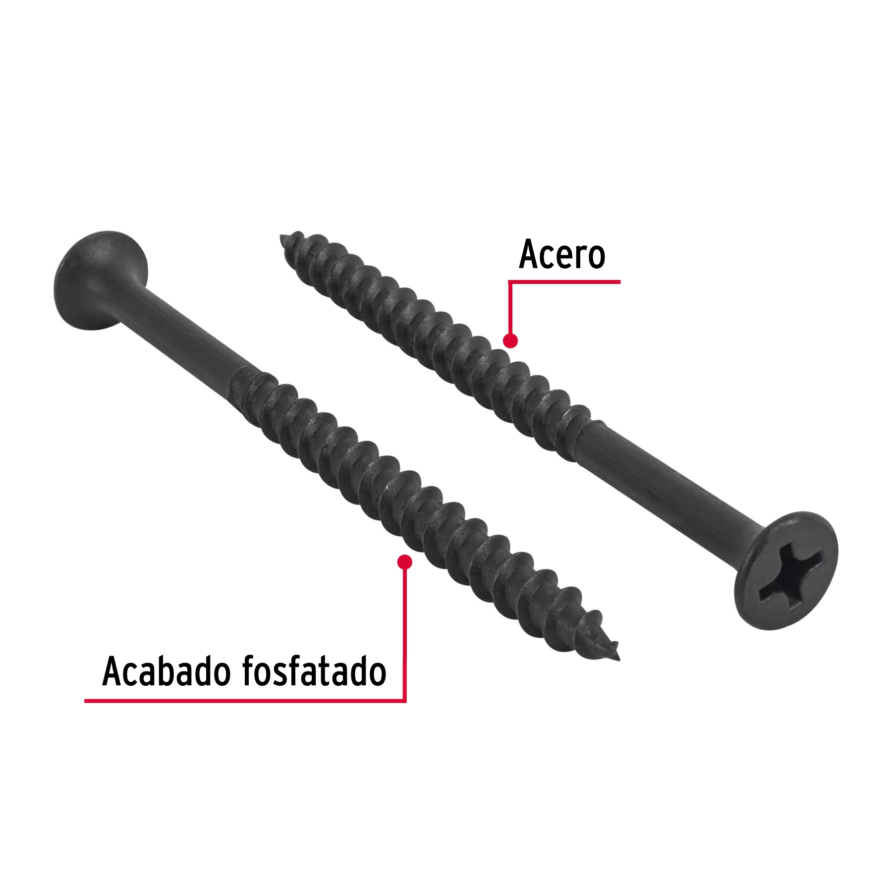100 pijas #14x 3-1/2'cabeza plana phillips multiusos