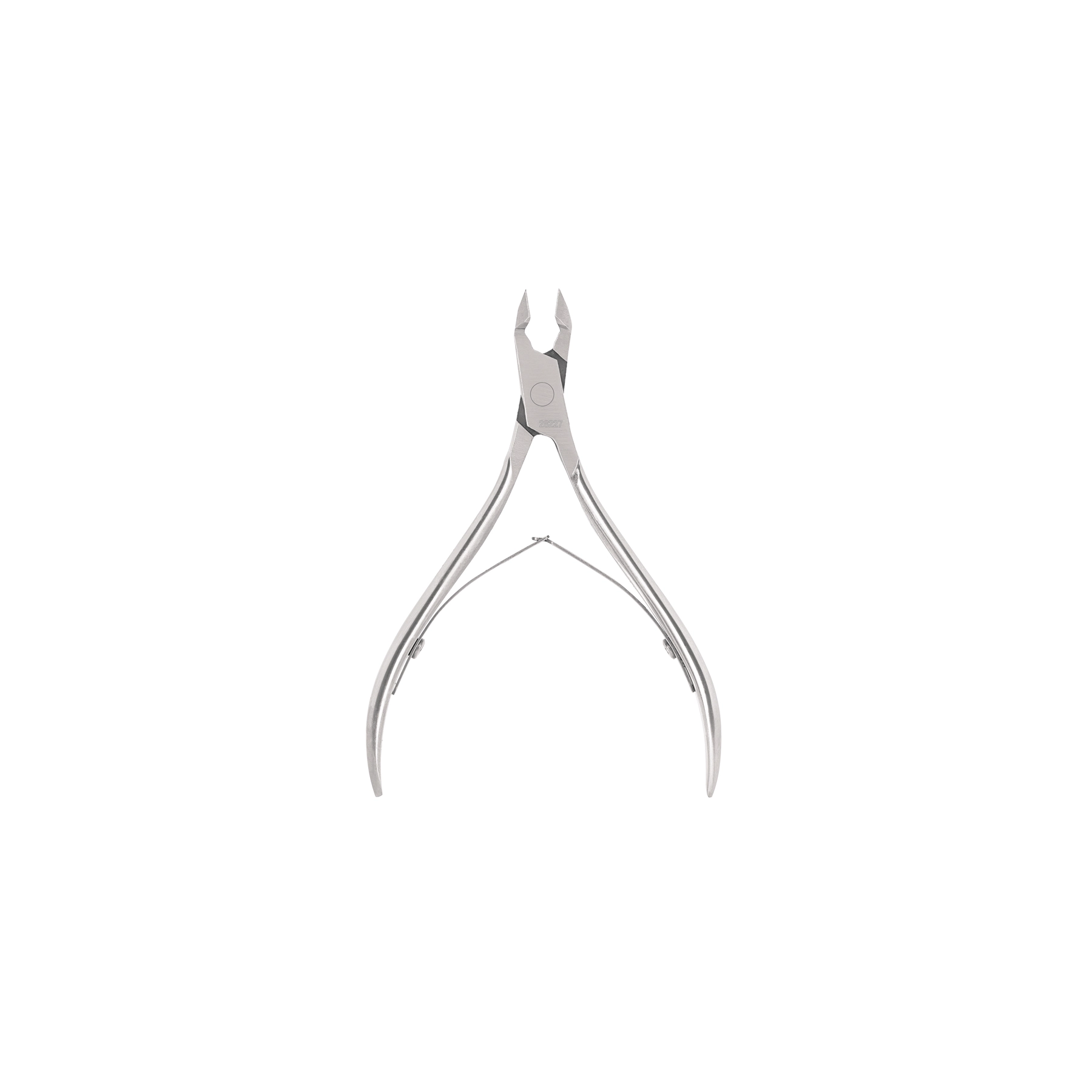 Alicate para manicure 4' cabeza recta, punta mediana, PRETUL