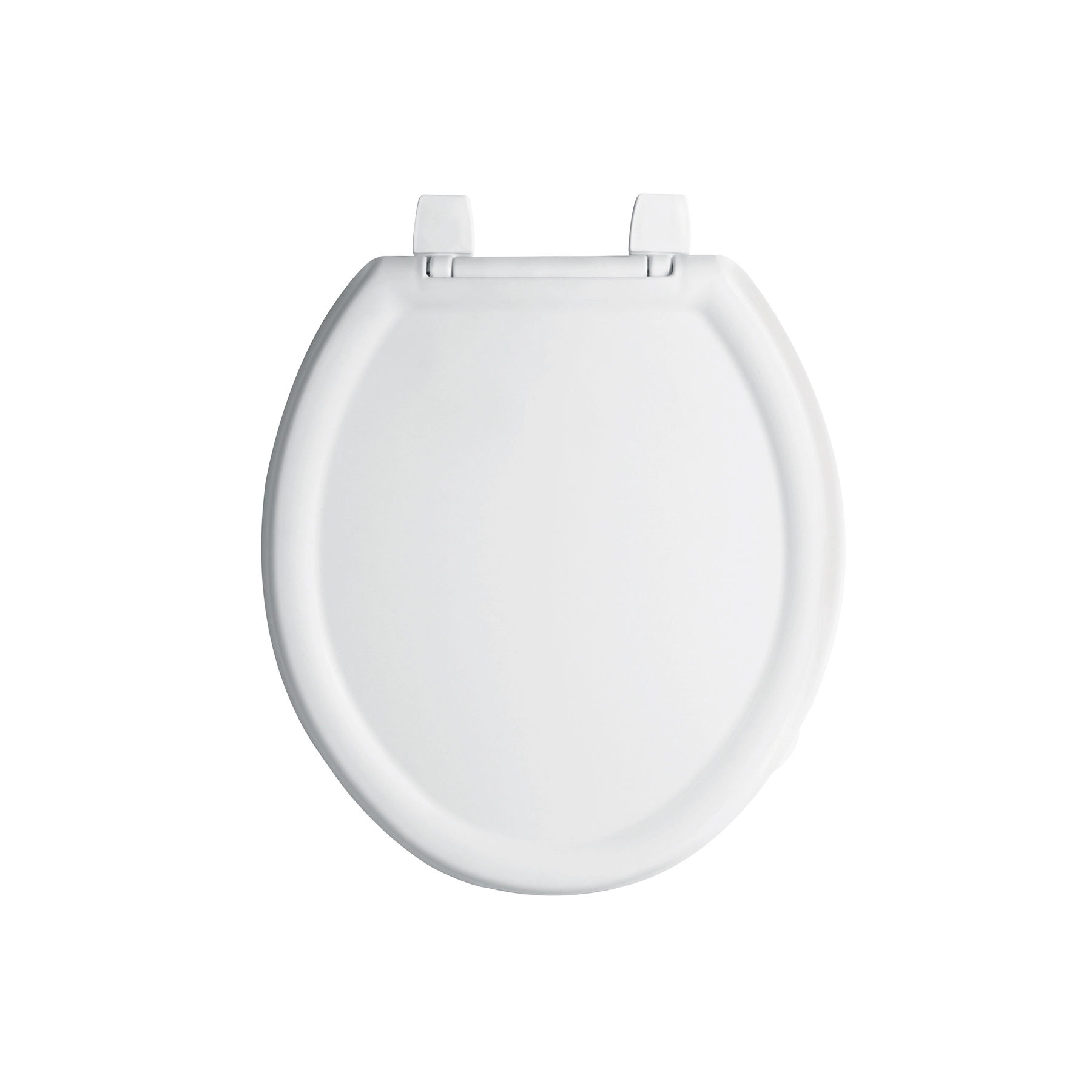 Asiento redondo ligero para WC, abierto, blanco, BASIC