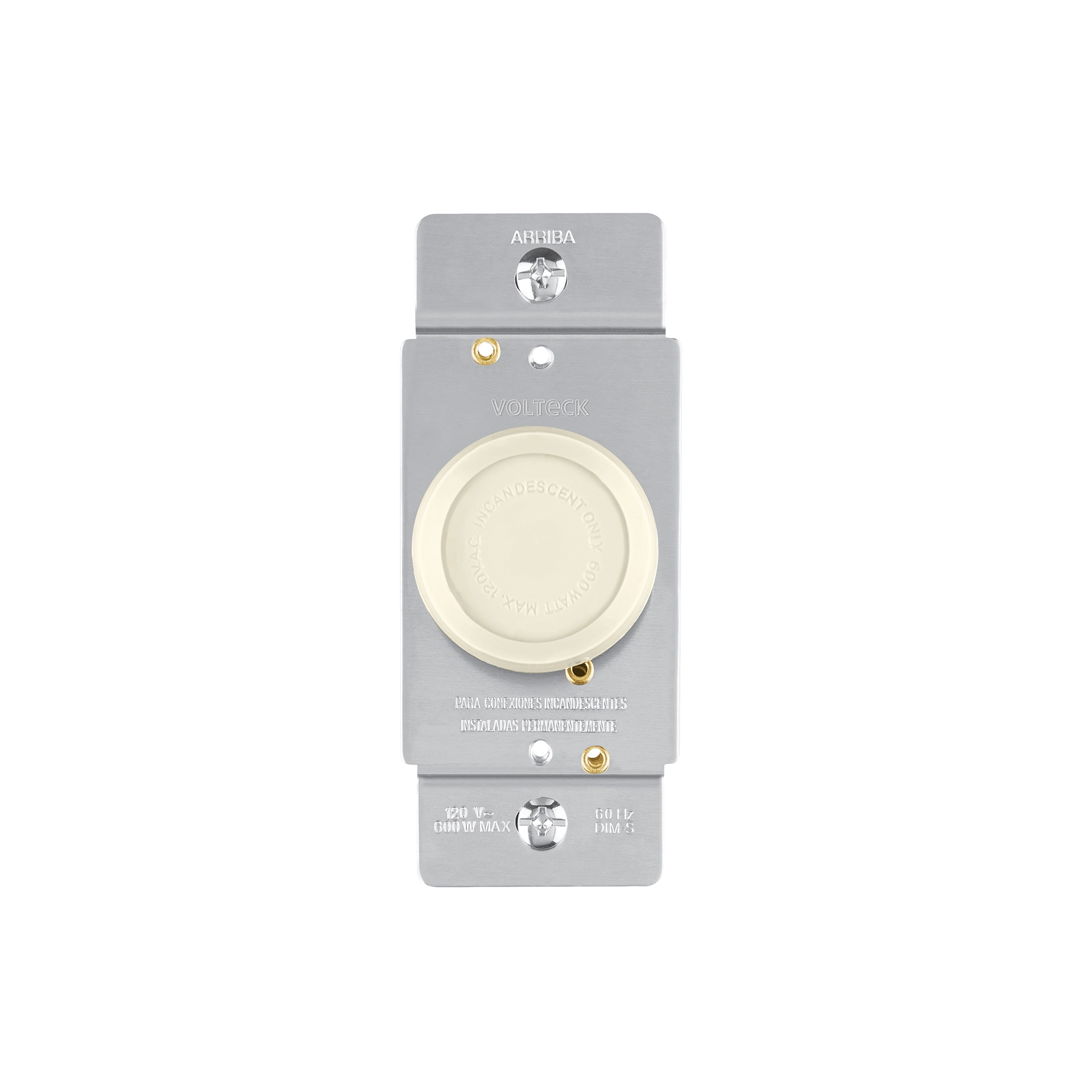 Atenuador de luz giratorio, Standard, marfil, VOLTECK