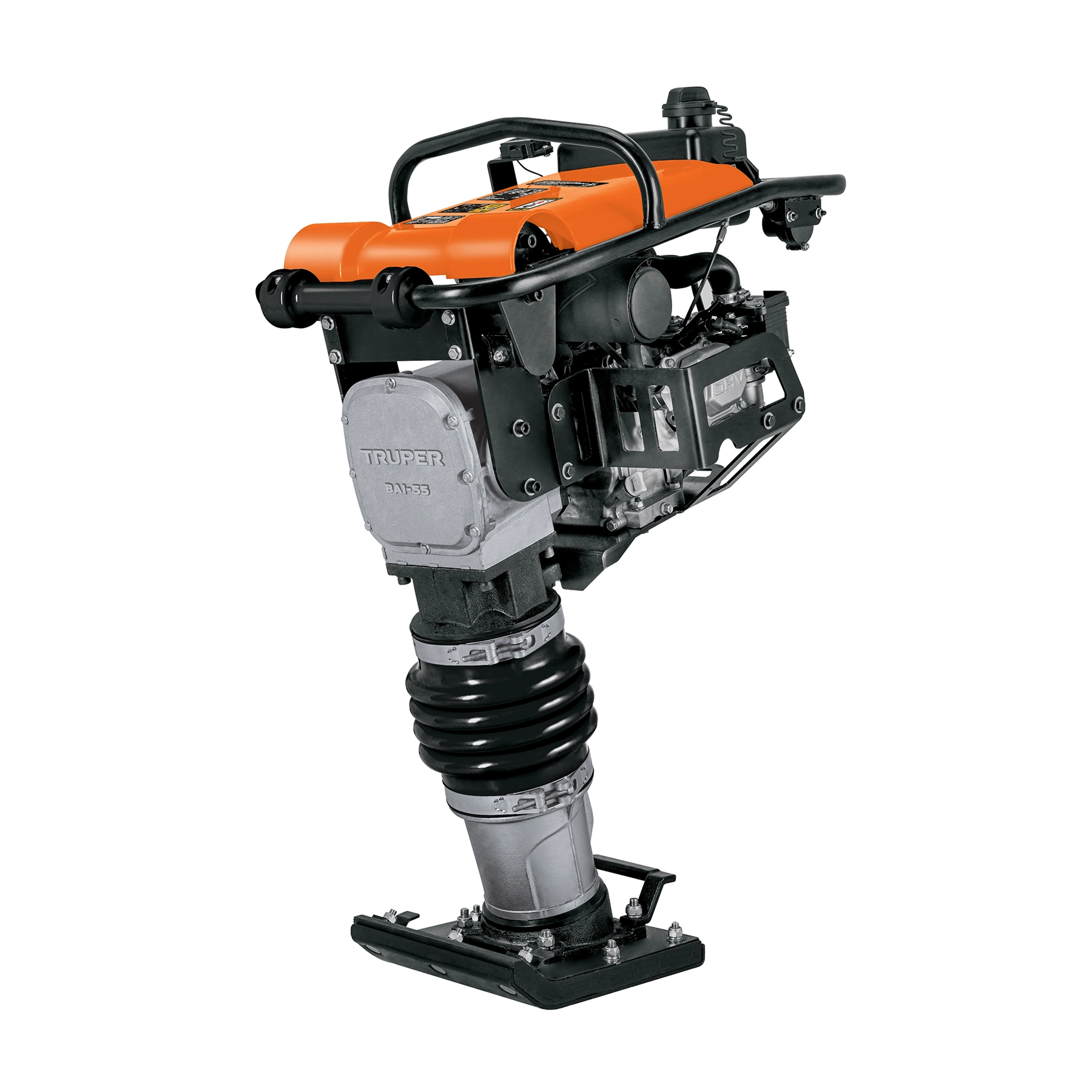 Bailarina compactadora 5.5 HP, motor Honda GX160, TRUPER