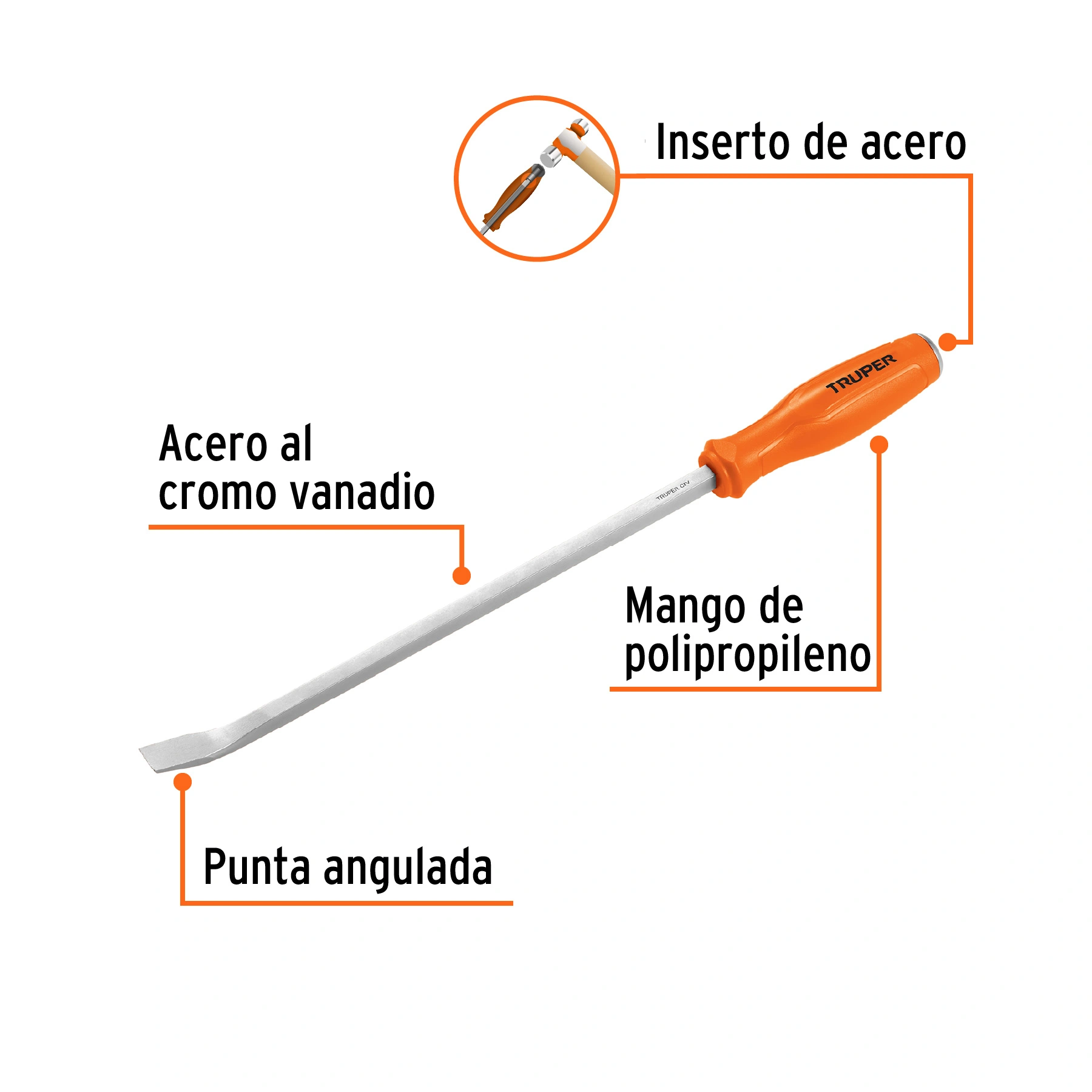 Barra de palanca de 18', TRUPER
