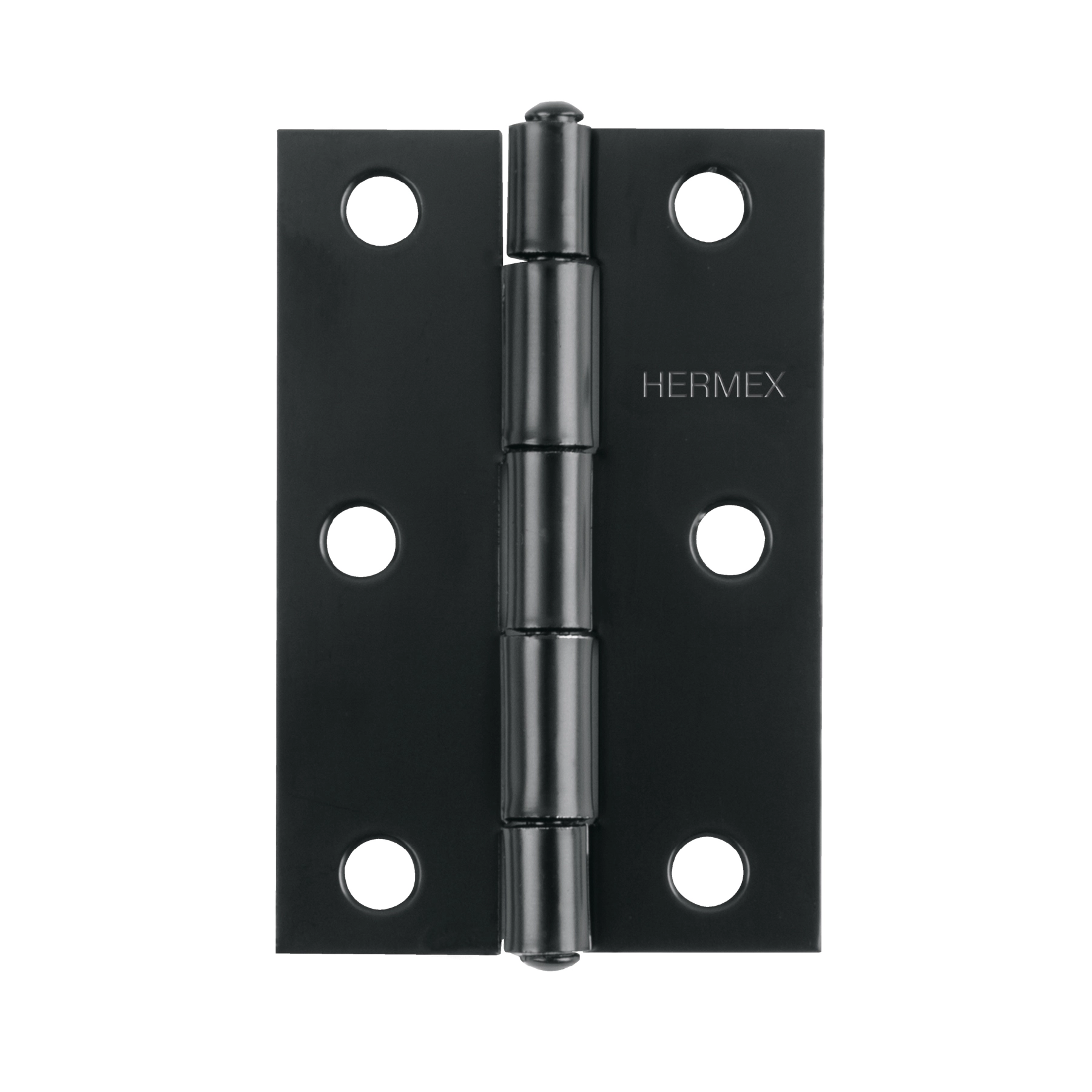 Bisagra rectangular 2-1/2 x 1-5/8', acero negro mate, HERMEX