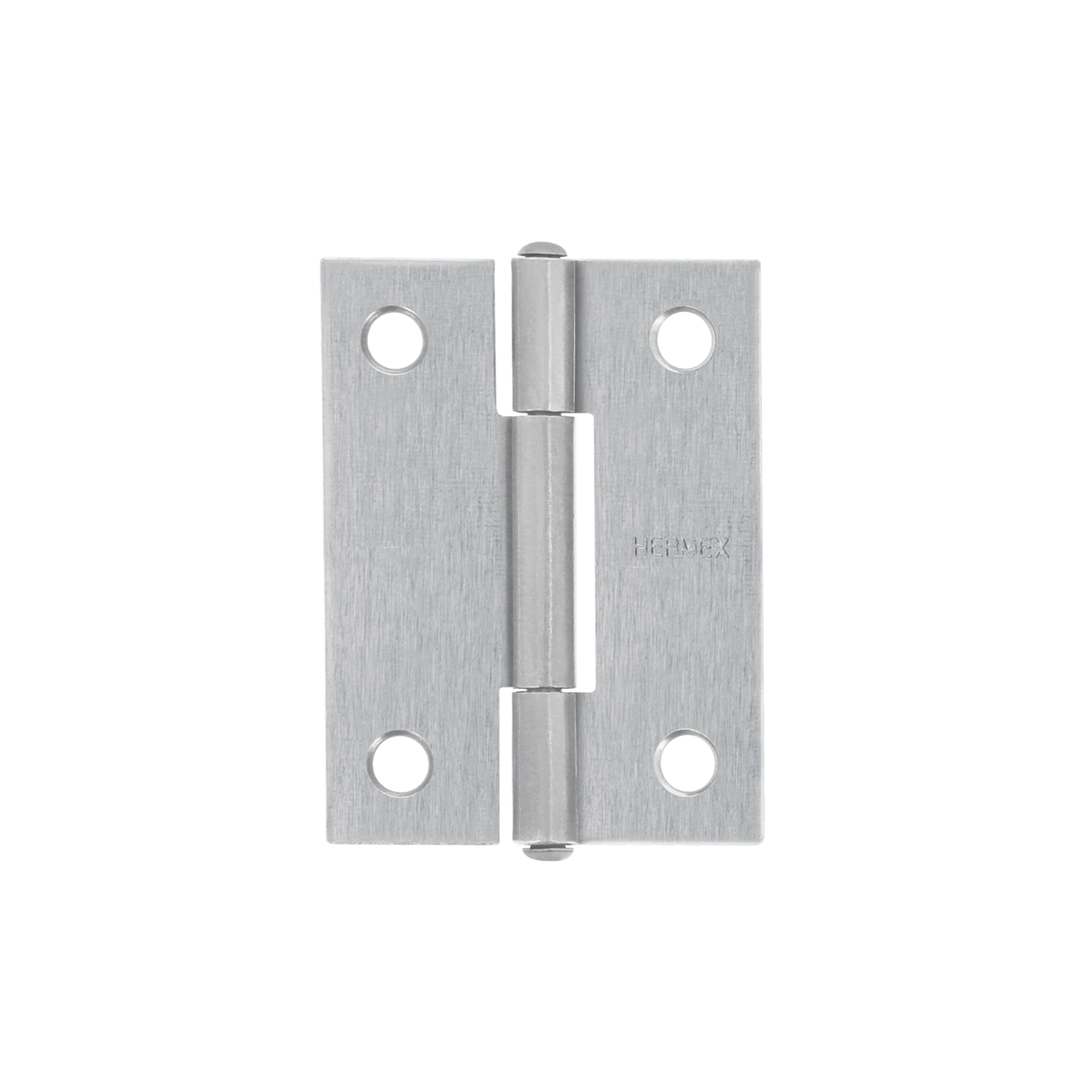 Bisagra rectangular 2 x 1-1/2', acero natural, HERMEX