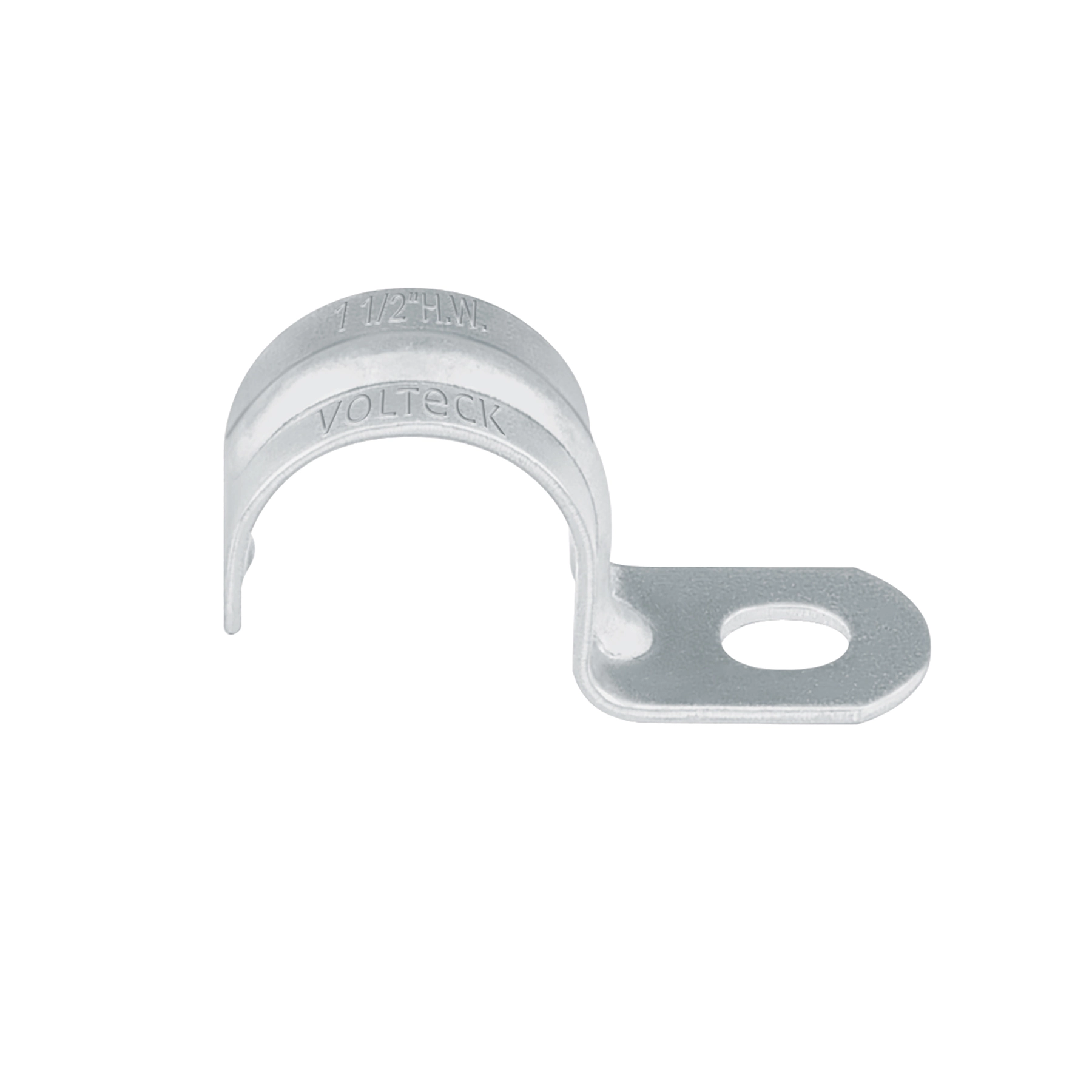 Bolsa c/10 abrazaderas tipo uña 1/2' p/tubo pared gruesa