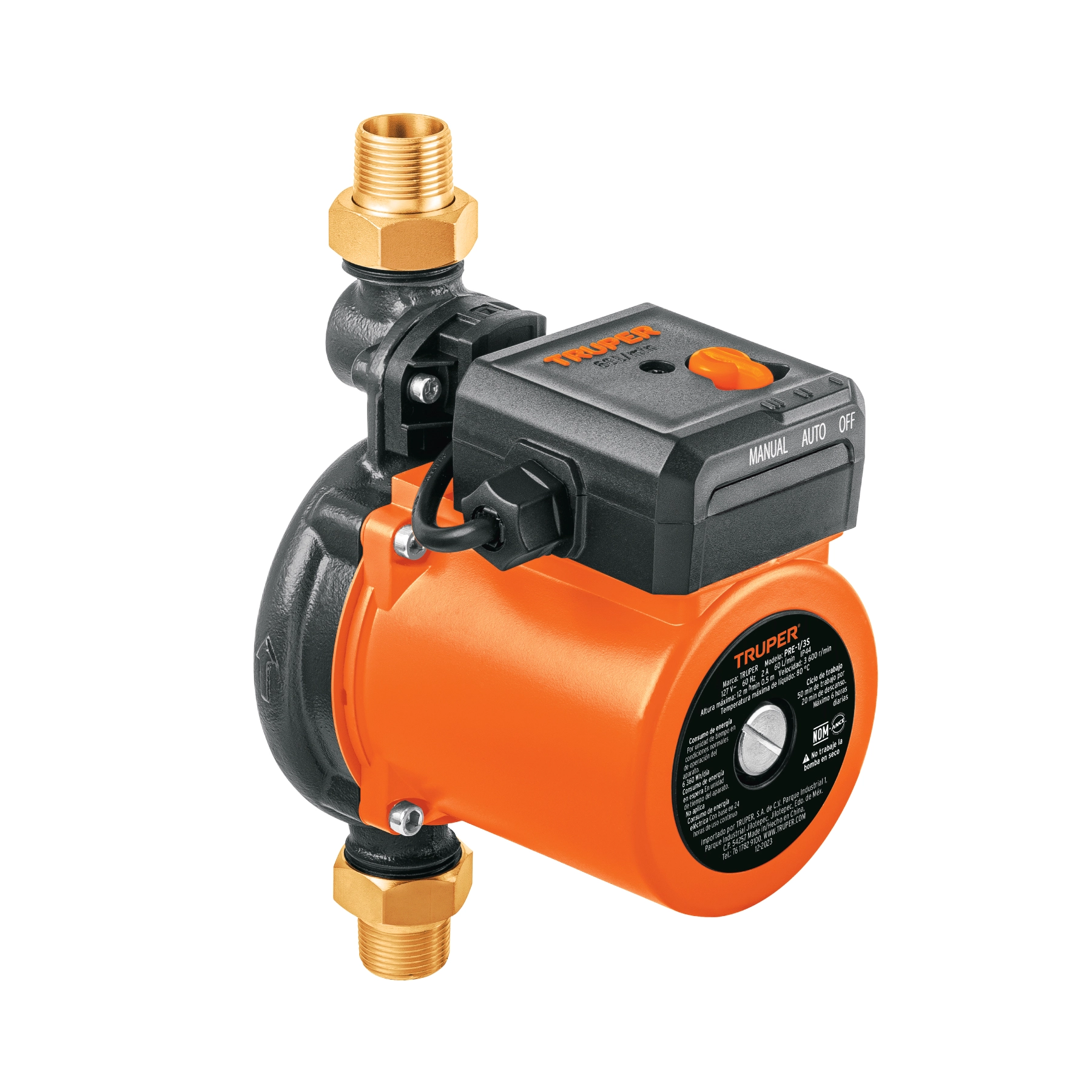 Bomba presurizadora 1/3 HP, TRUPER