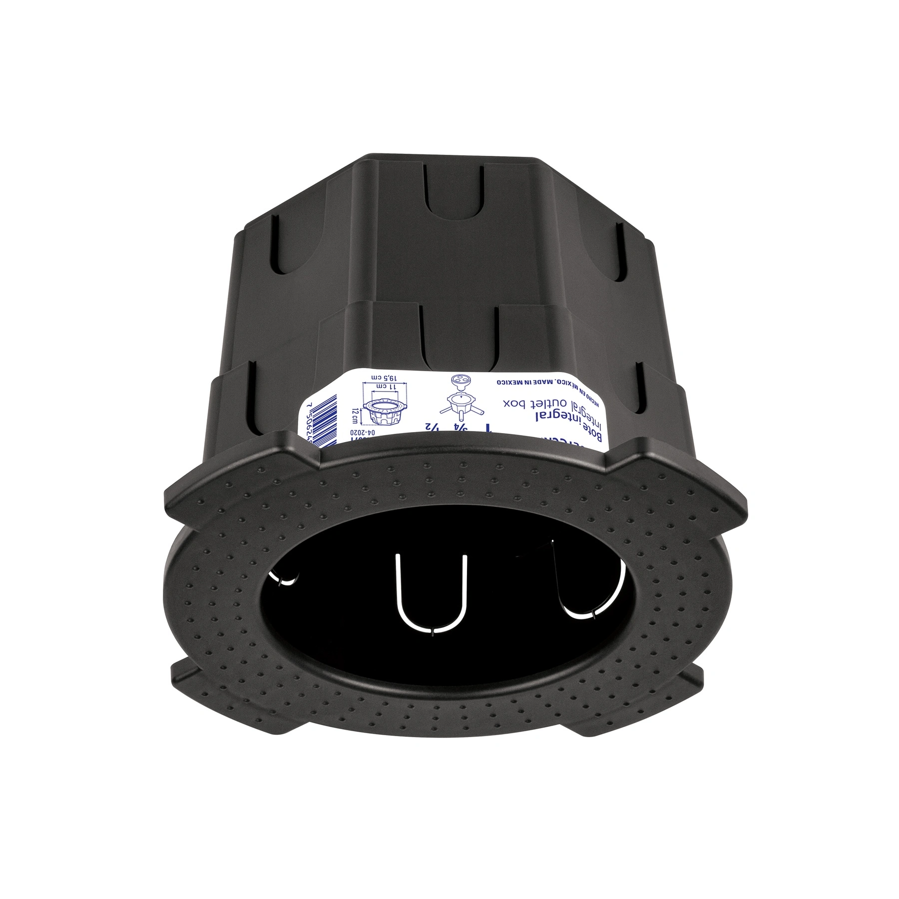 Bote integral de 12 cm, aro interno de 11 cm, VOLTECK