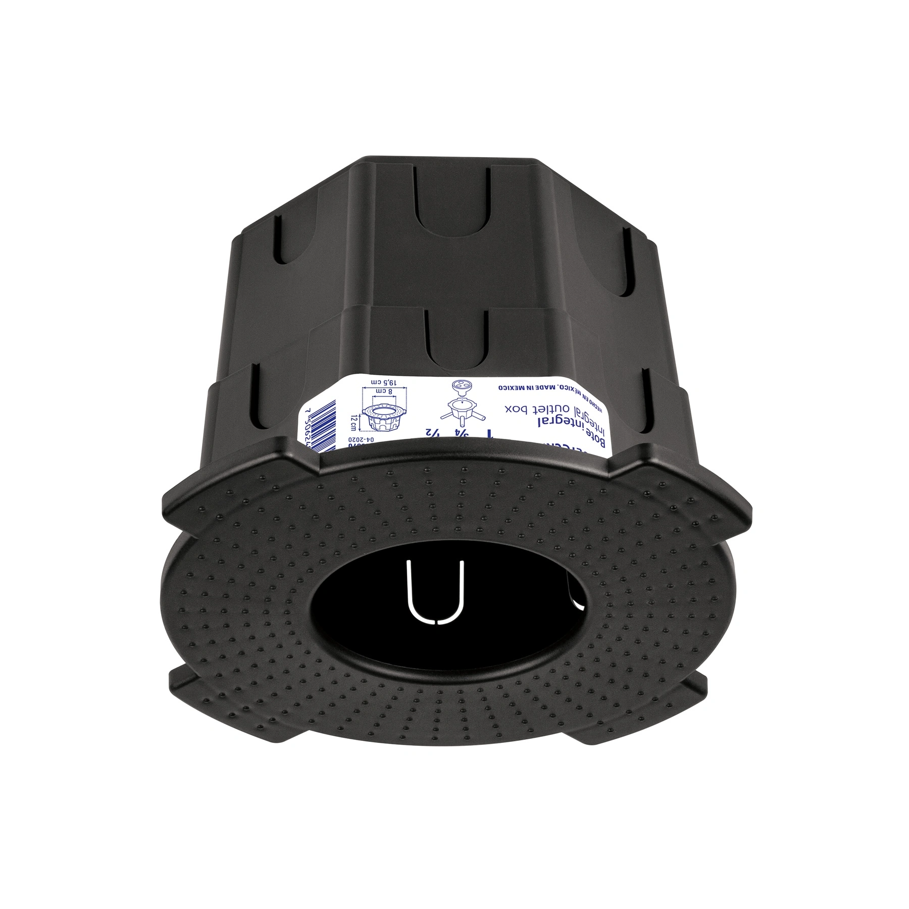 Bote integral de 12 cm, aro interno de 8 cm, VOLTECK