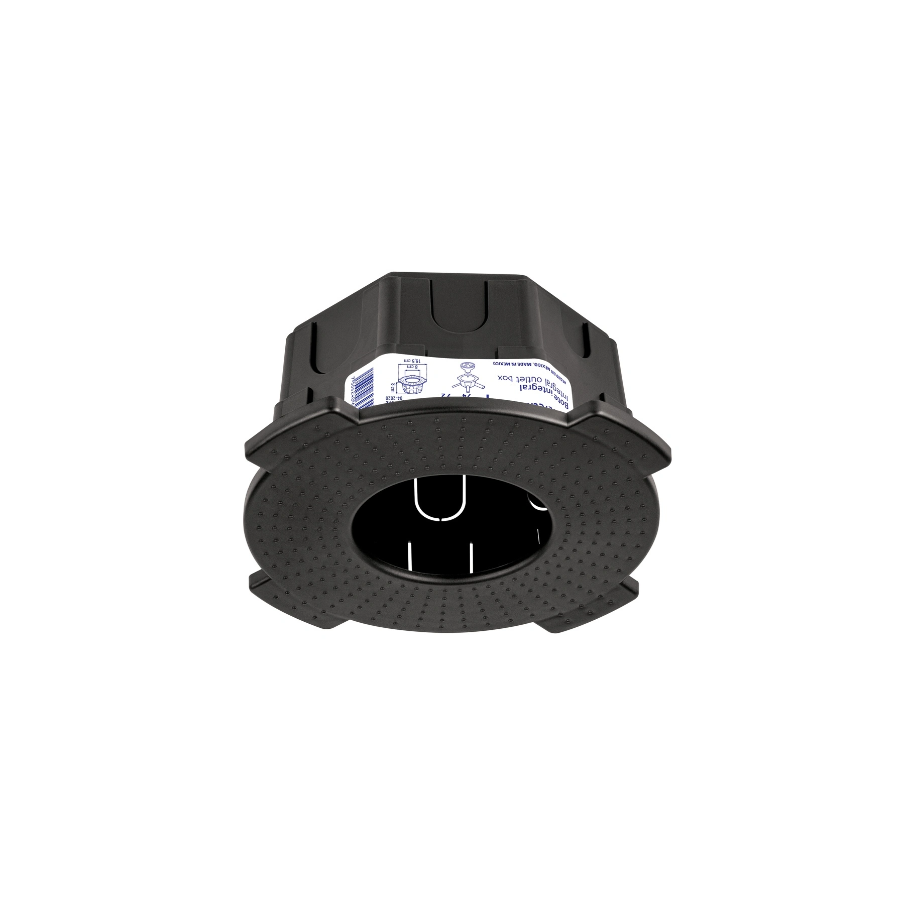Bote integral de 8 cm, aro interno de 8 cm, VOLTECK