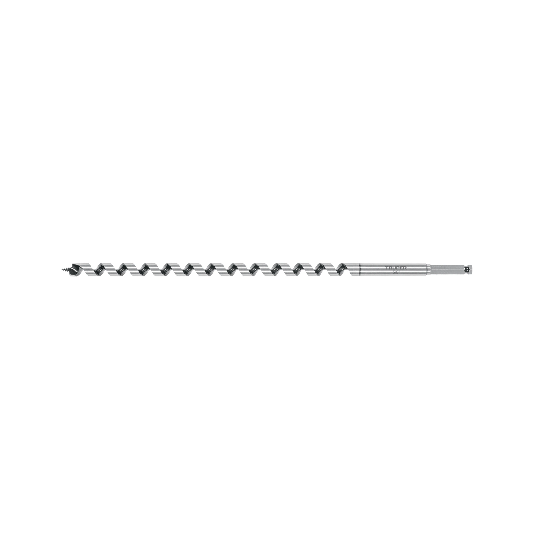 Broca auger tipo berbiquí 5/8' X 18', TRUPER