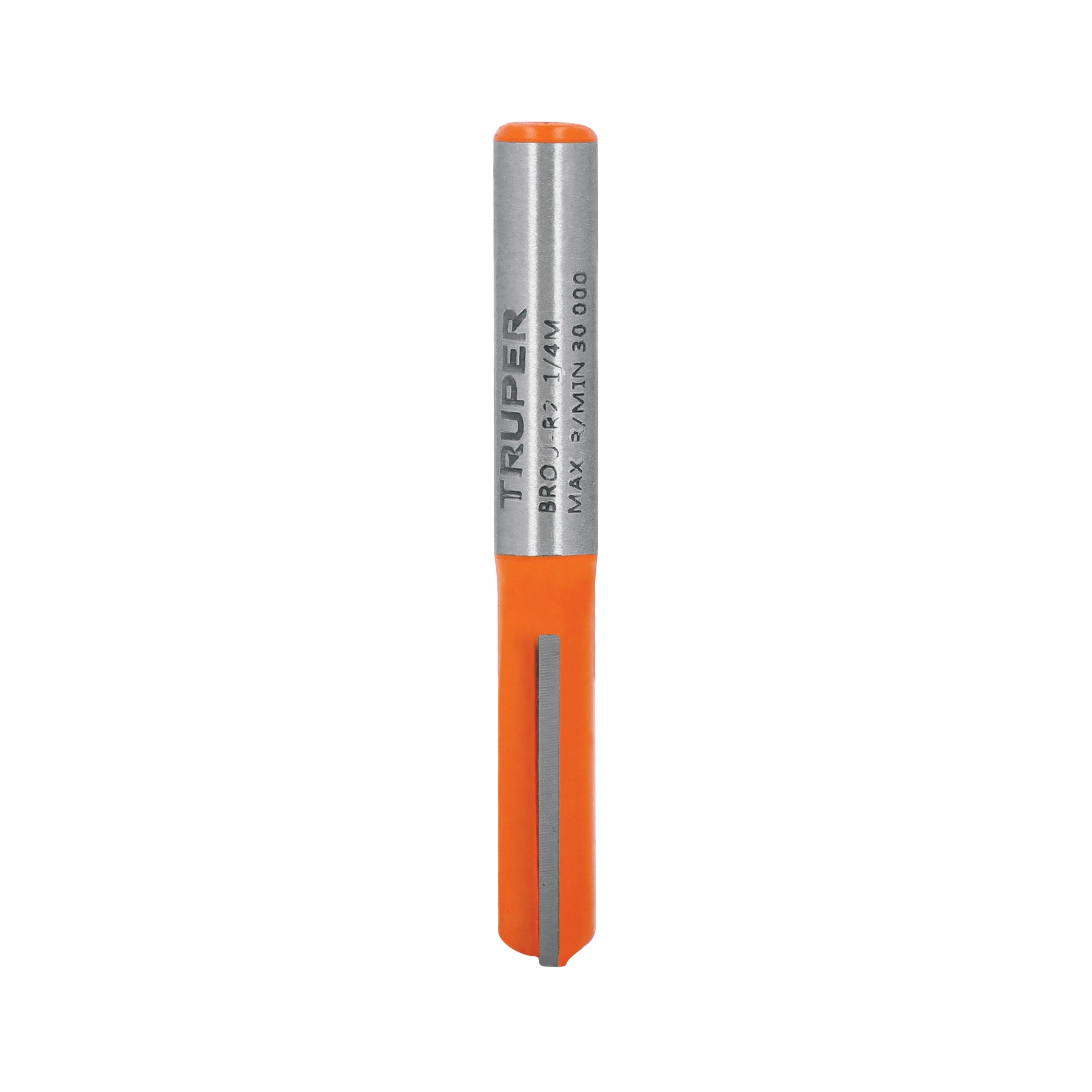 Broca para router, recta 2 filos, 1/4', mediana, TRUPER