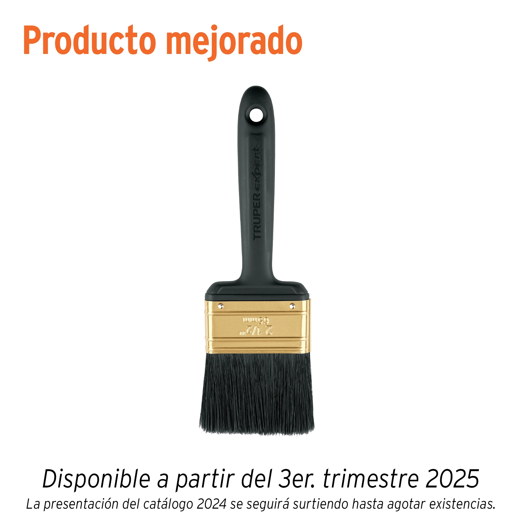 Brocha profesional de 2-1/2' mango de plástico, EXPERT