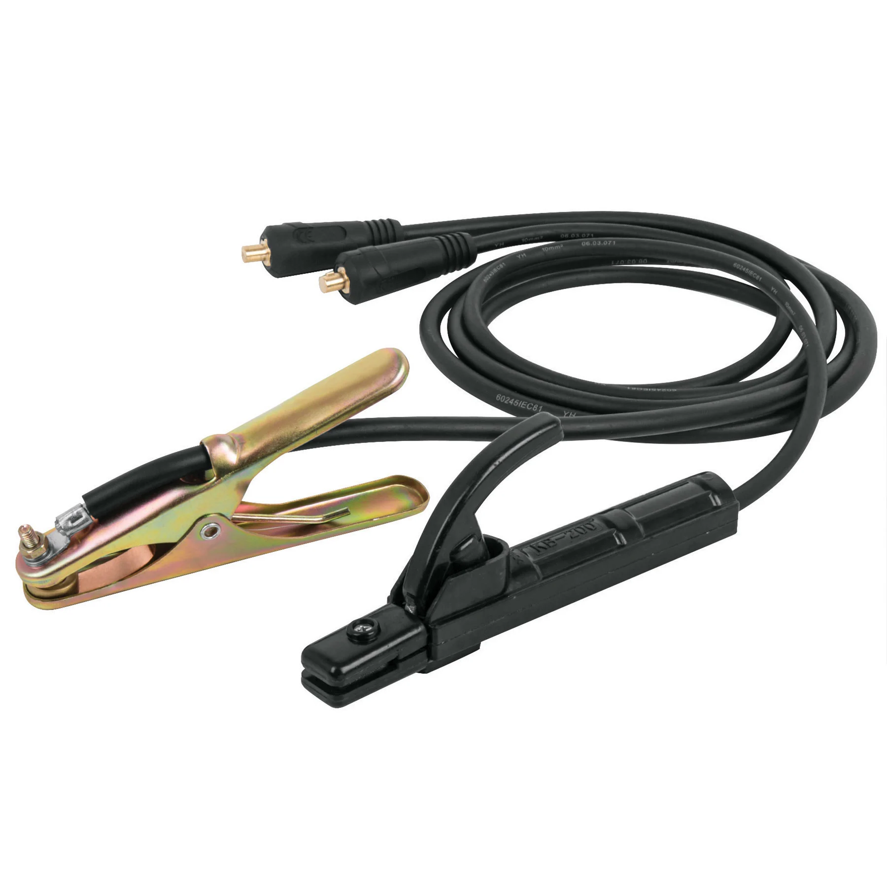 Cables portaelectrodo y pinza de tierra 200A, 1/2', EXPERT