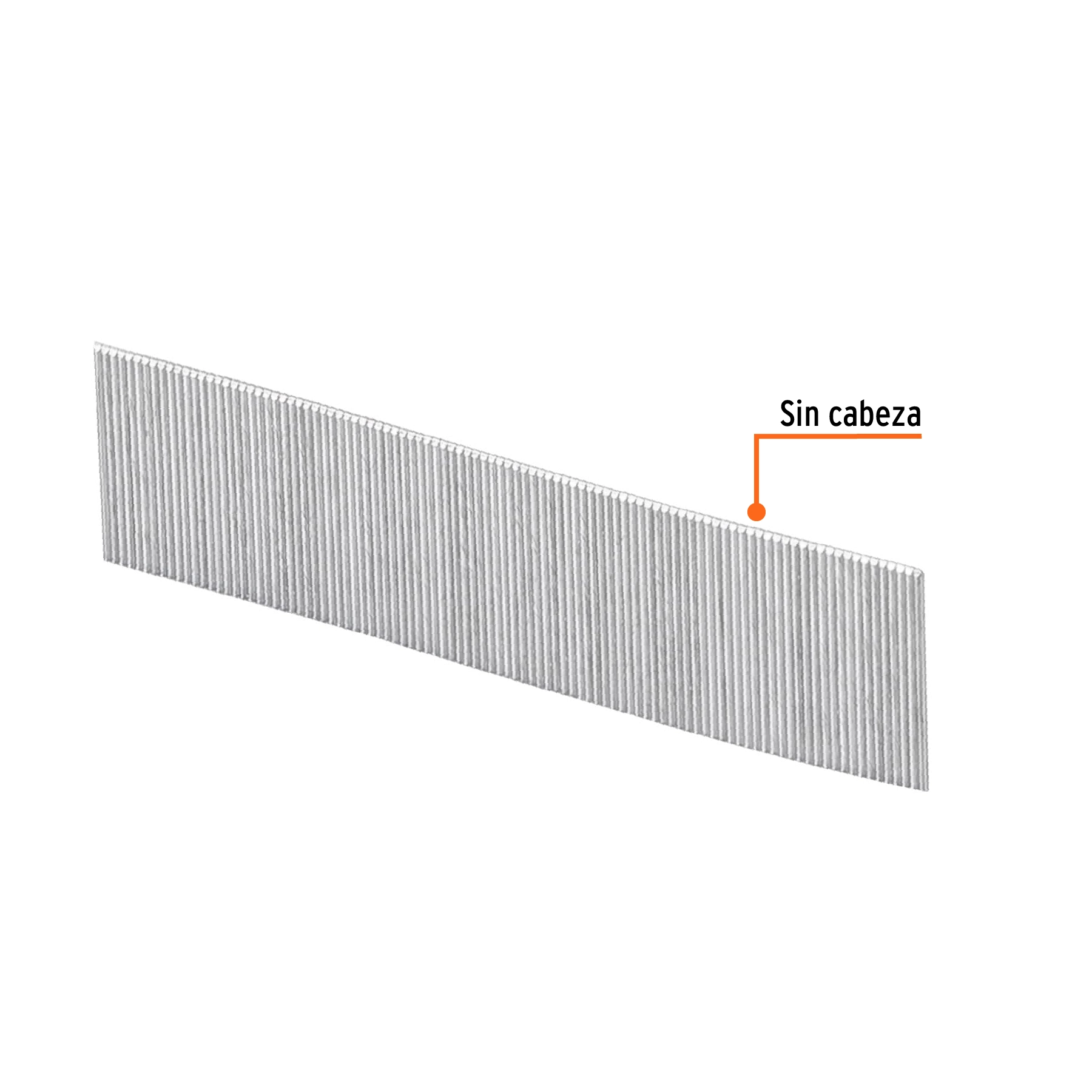 Caja con 10000 clavos calibre 23, 15 mm para CLNE-23, TRUPER