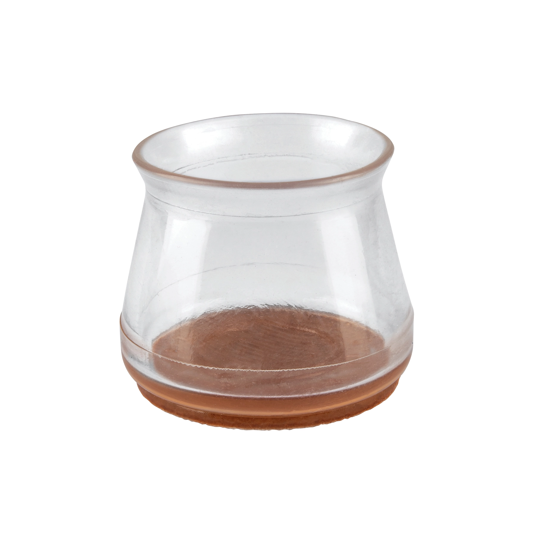 Caja con 24 protectores para patas de silla, transparente