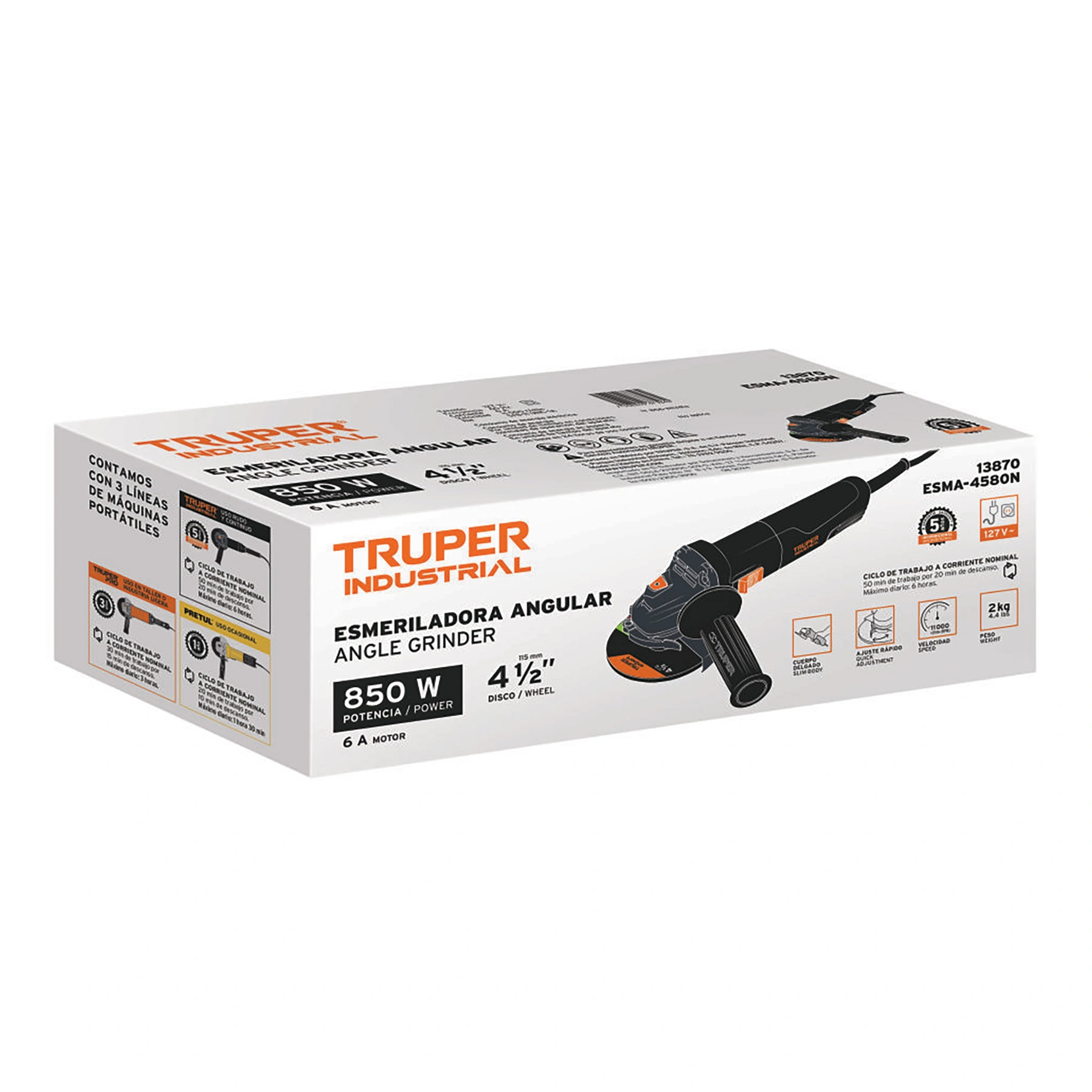 Caja de empaque de repuesto para ESMA-4580N, TRUPER