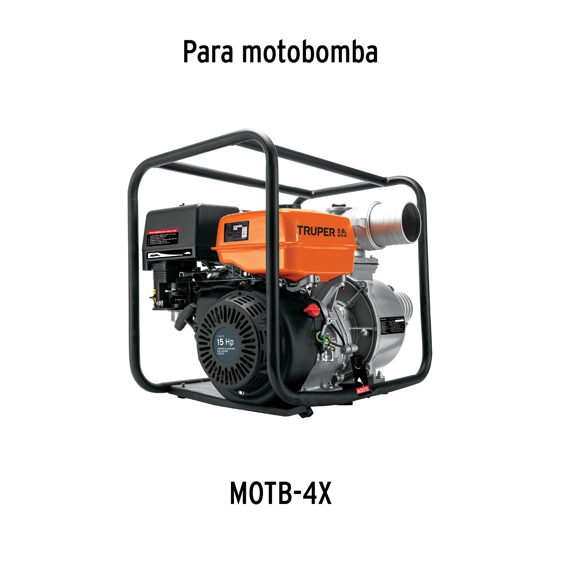 Caja de empaque de repuesto para MOTB-4X, TRUPER