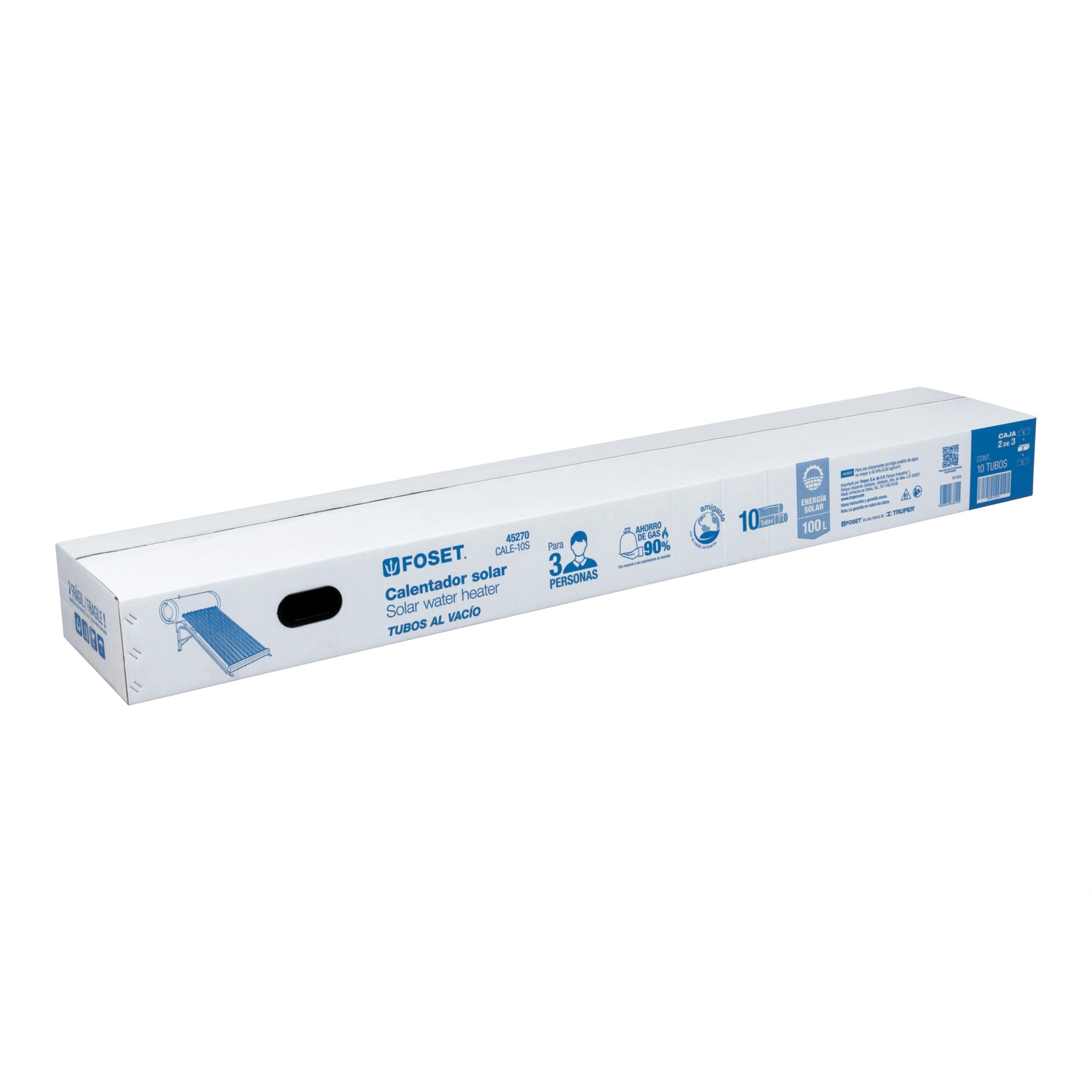 Caja de empaque de repuesto para tubos CALE-10S, FOSET
