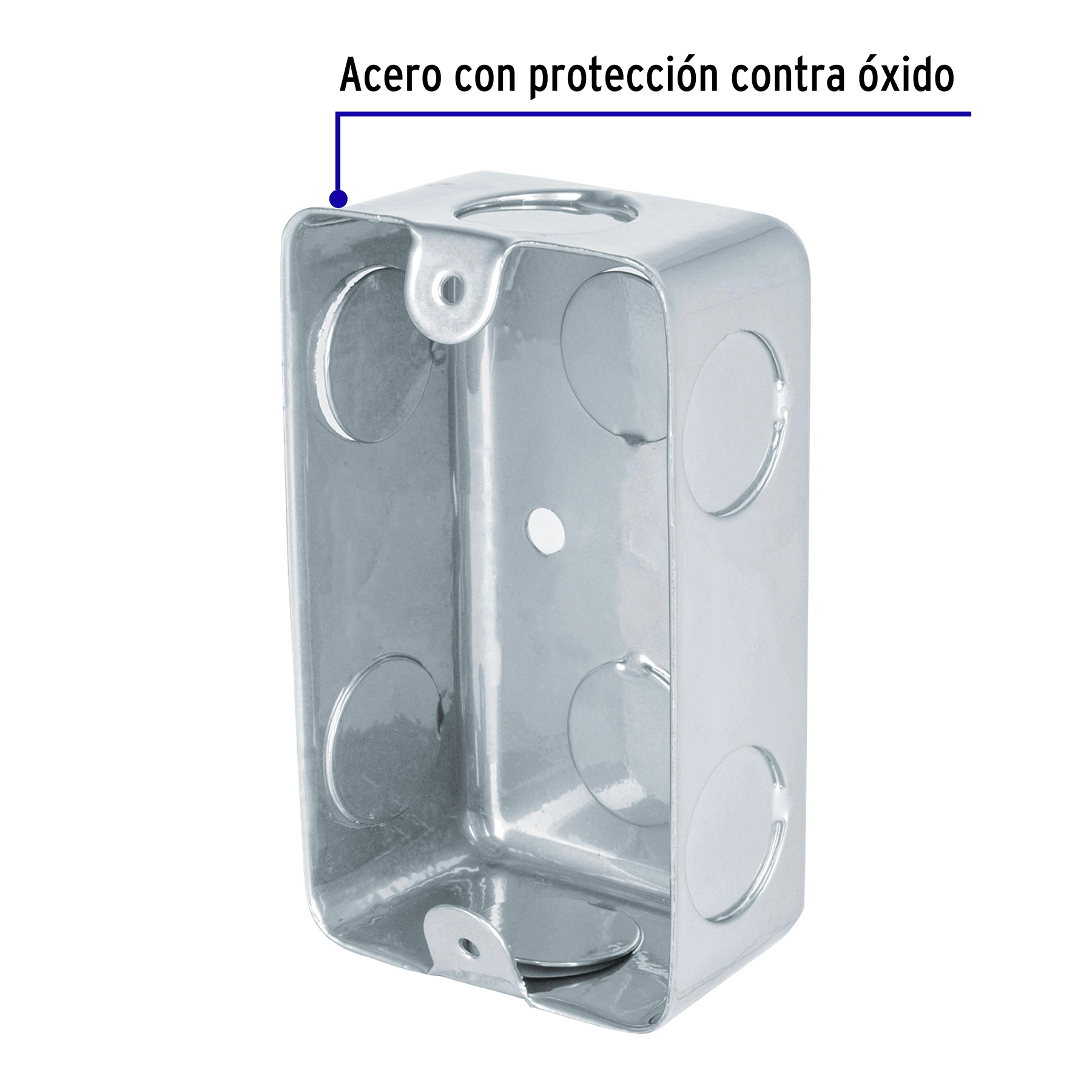 Caja tipo chalupa 2' x 4' económica, VOLTECK