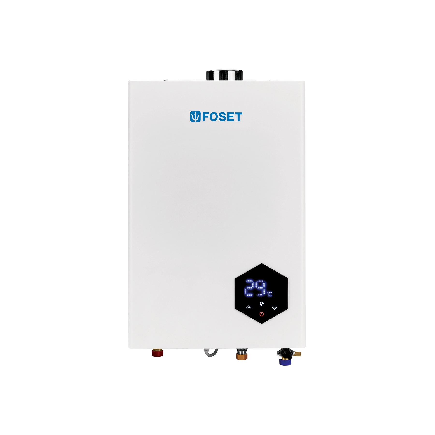 Calentador instantáneo modulante, 24L, 4 serv, gas LP, FOSET