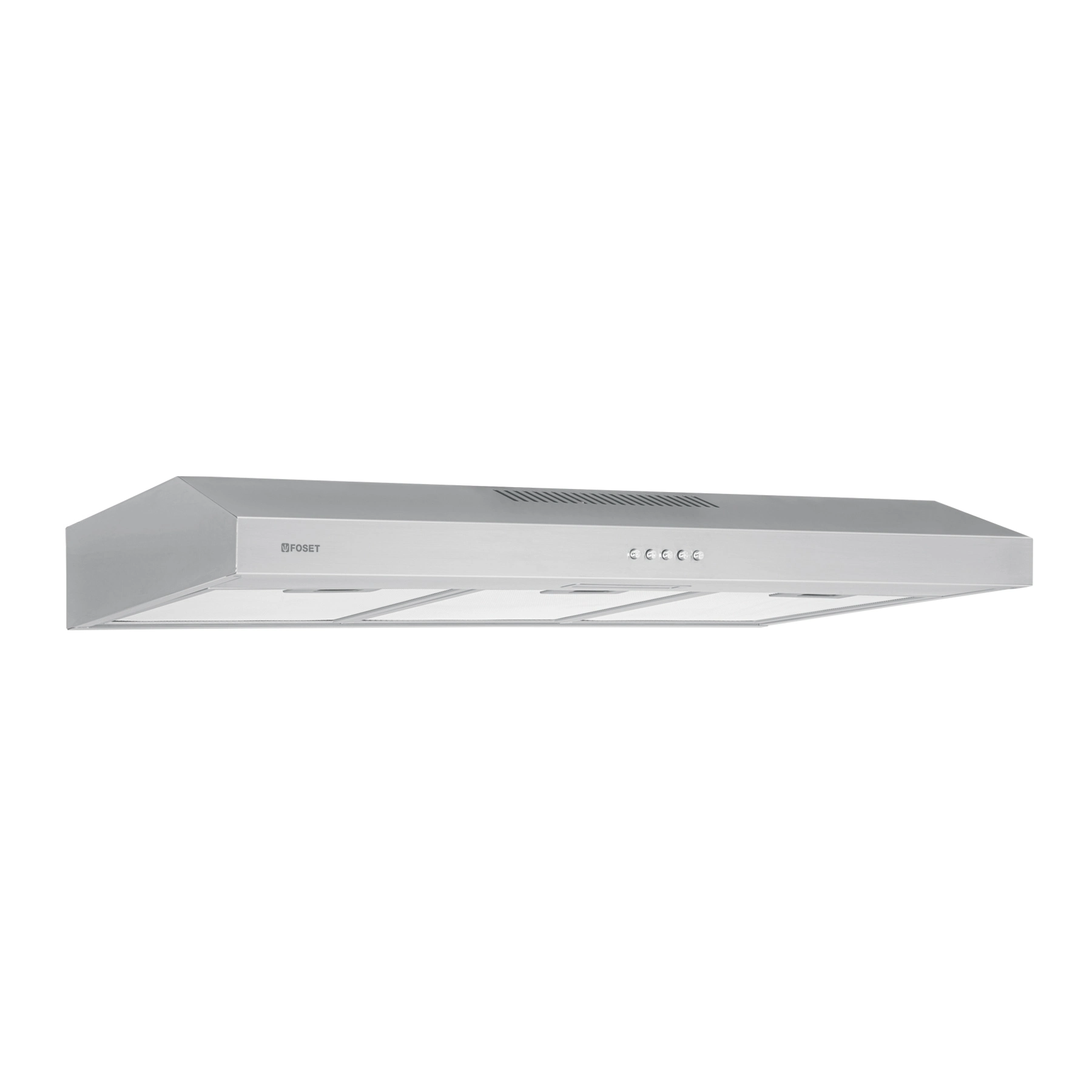 Campana extractora 80cm, empotrable, acero inoxidable, FOSET