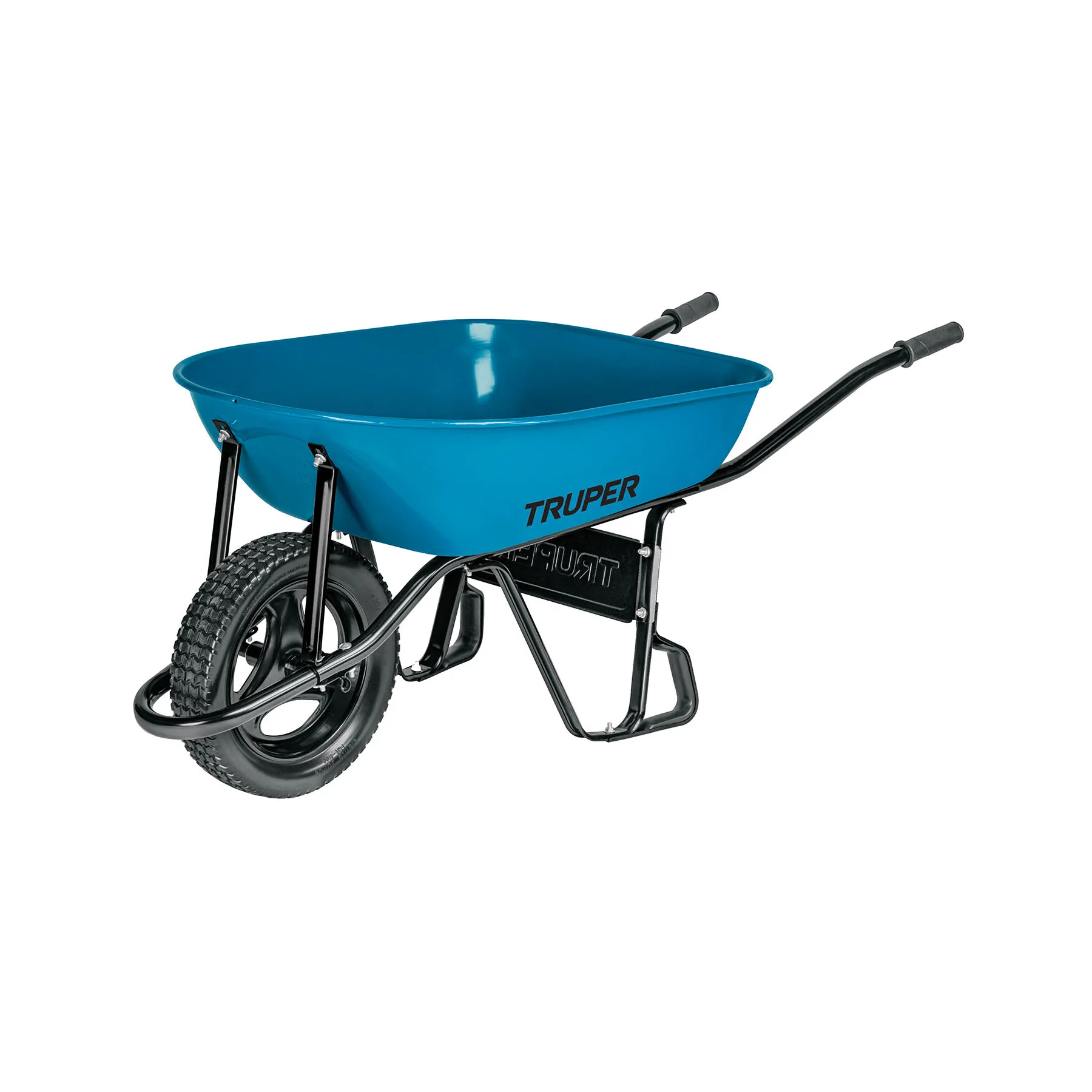Carretilla 5.5 ft3 Imponchable, bastidor tubular, TRUPER
