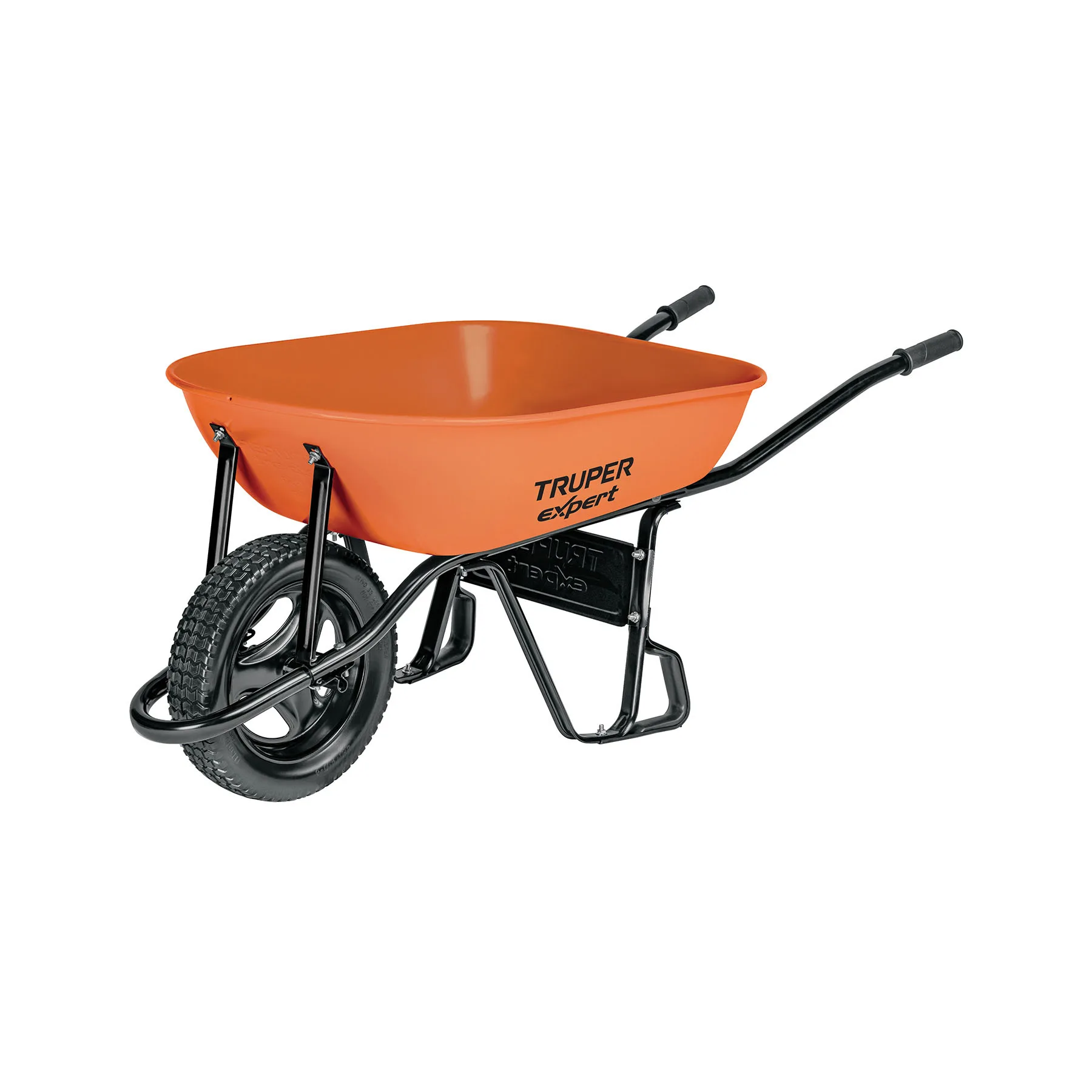 Carretilla 5.5ft3 Imponchable bastidor tubular,TRUPER EXPERT