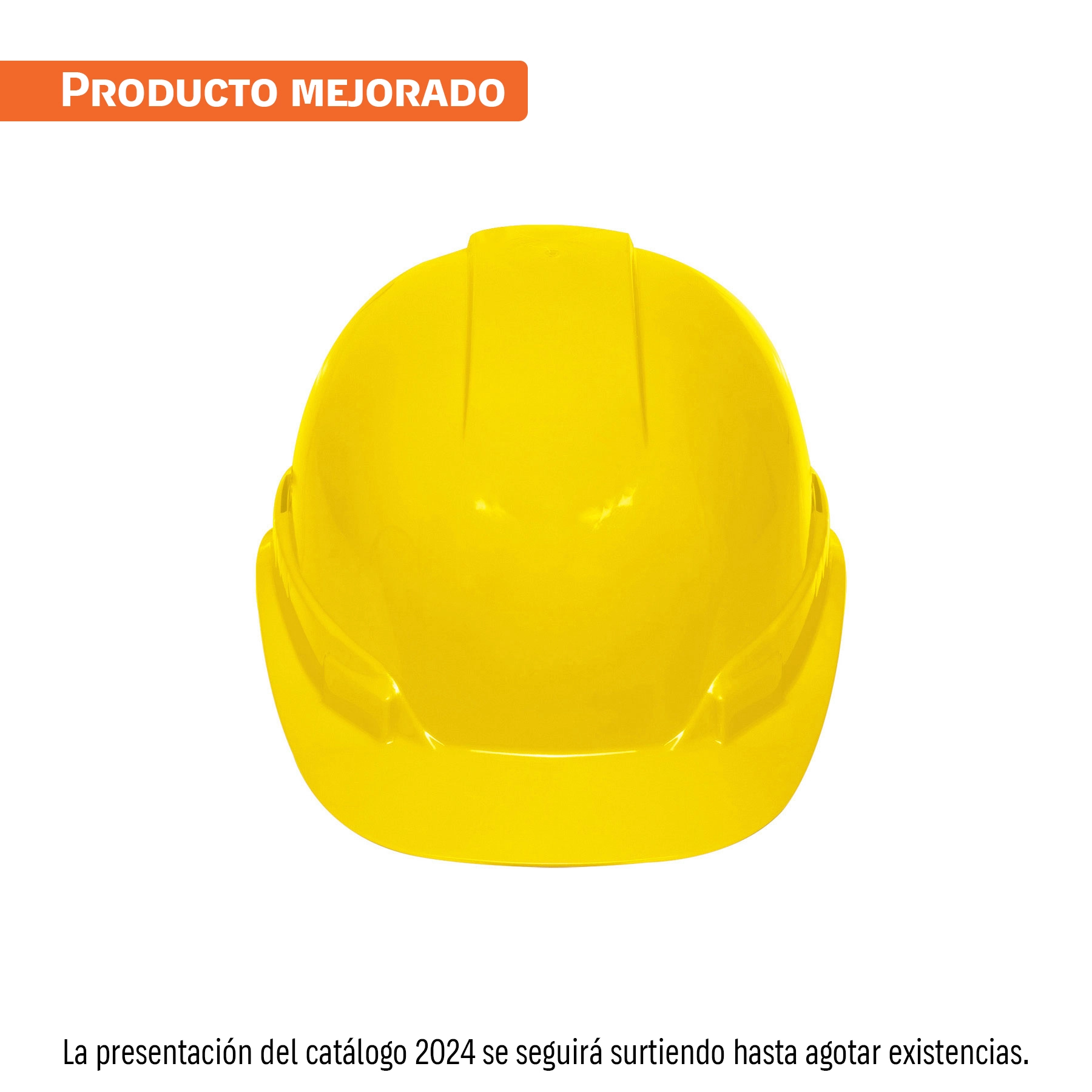 Casco de seguridad, ajuste de matraca, amarillo, TRUPER