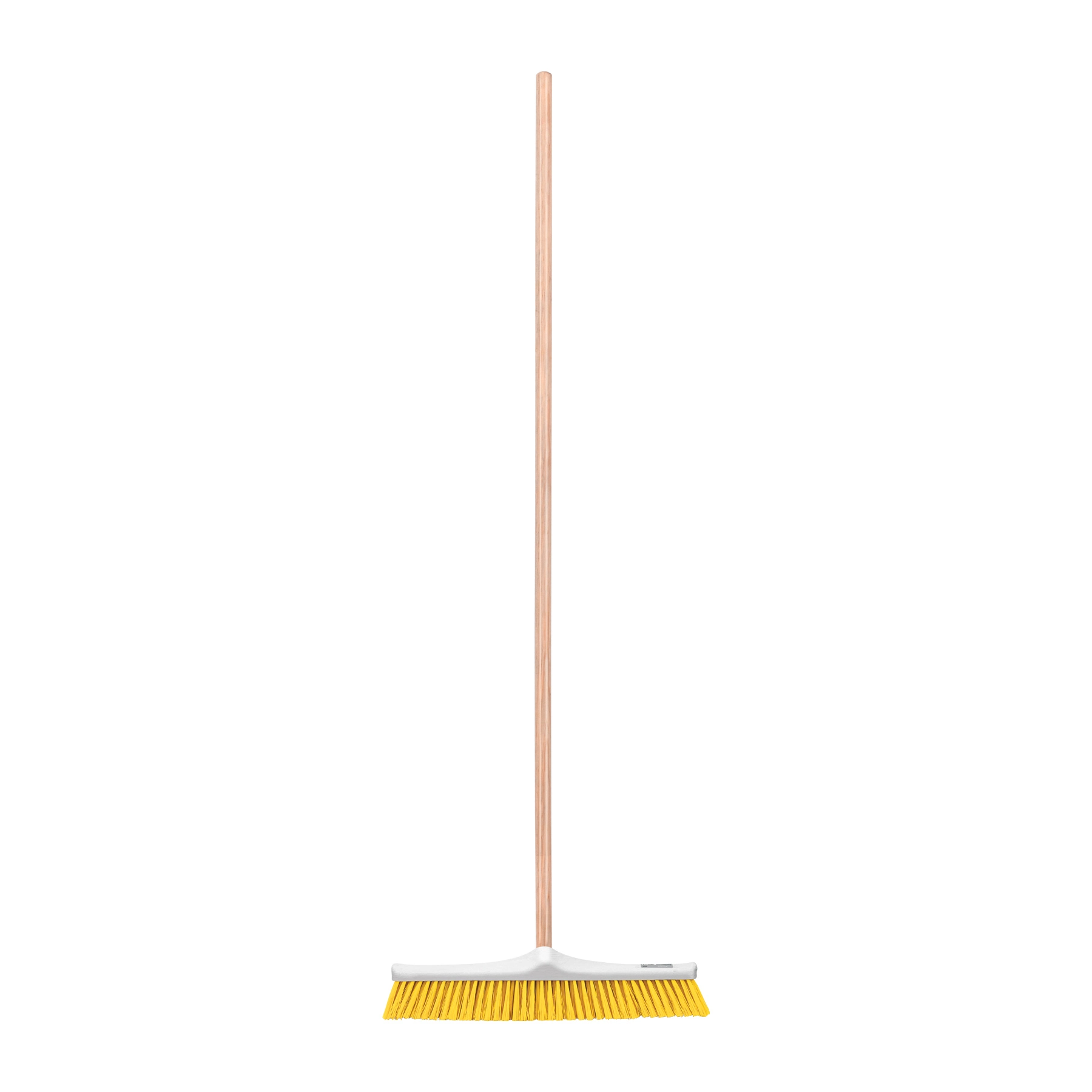 Cepillo para barrer cerda suave de 56 cm, bastón de madera