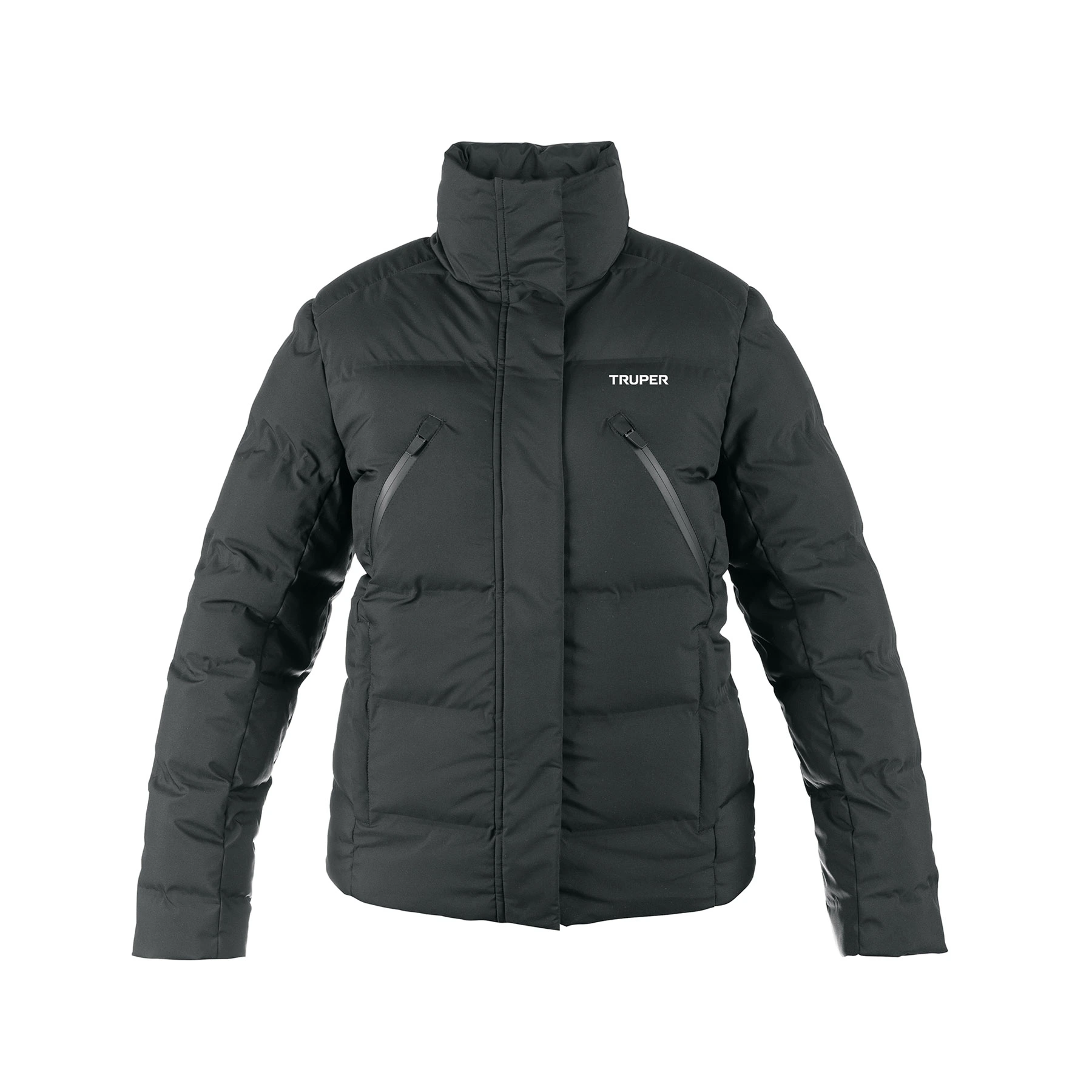 Chamarra acolchada térmica para mujer, negra, M, TRUPER