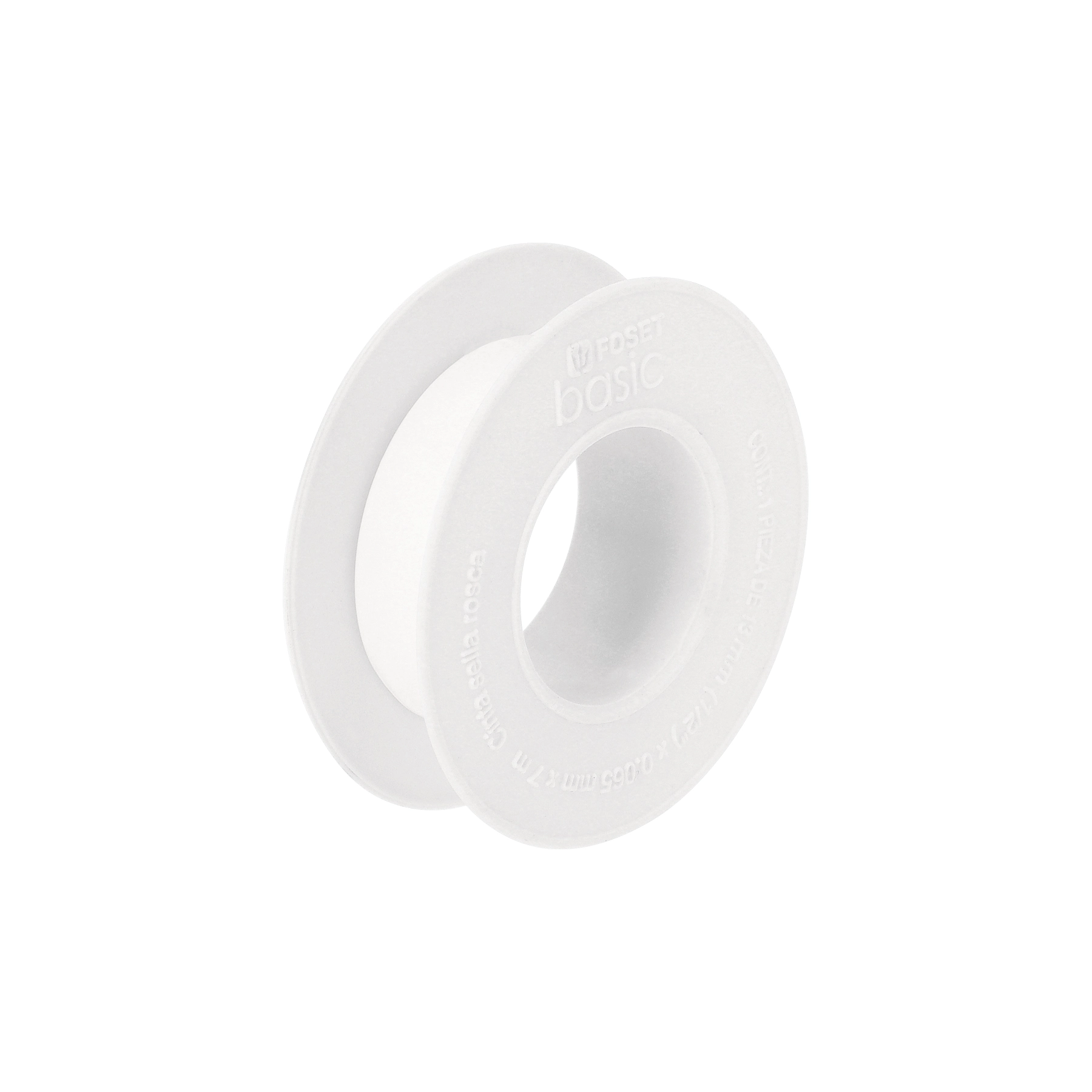Cinta sella roscas 1/2' x 7m, uso general, FOSET BASIC