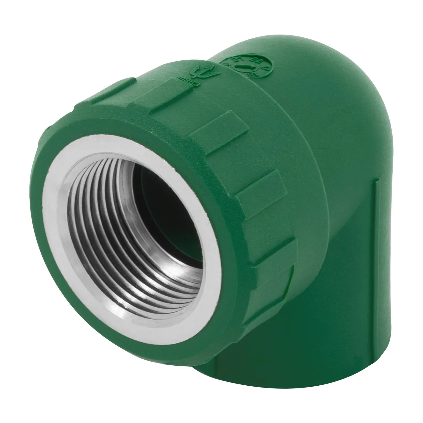 Codo 90° PPR, 1', rosca hembra con inserto metálico, FOSET
