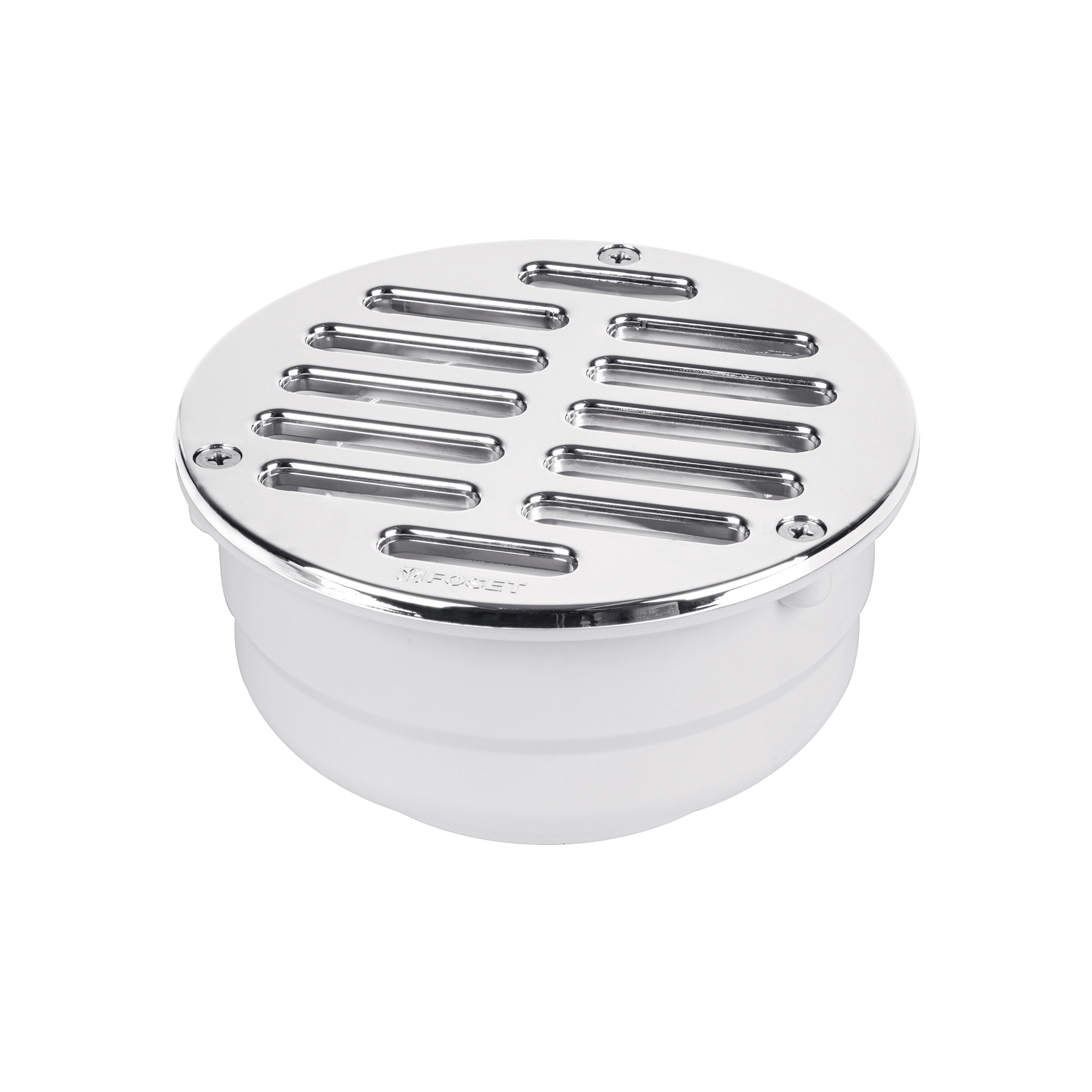 Coladera 5' universal,ABS,rejilla cromada 3 tornillos, FOSET